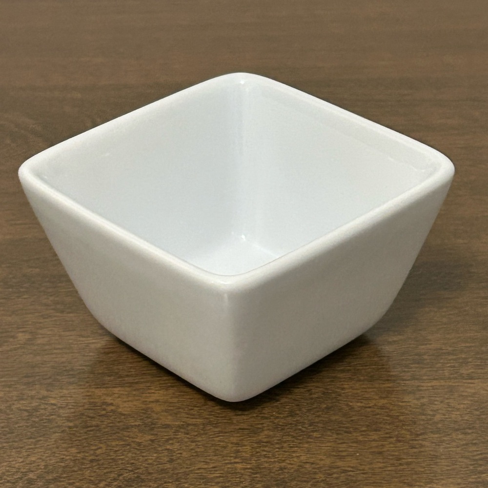 PAMPERED CHEF SIMPLE ADDITIONS WHITE CONDIMENT DIP SERVING BOWL